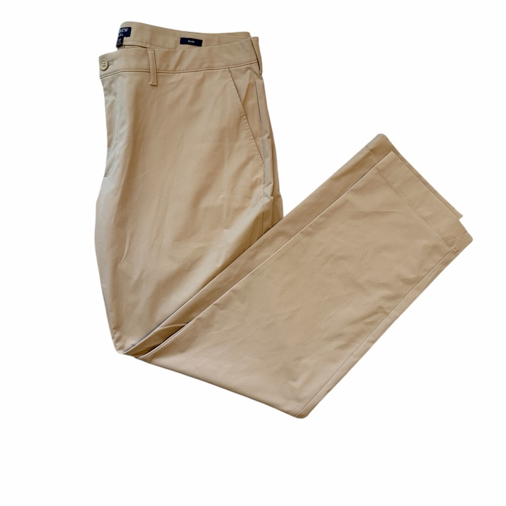 J.Crew‎ Flex Slim Fit Pants Men's Chino Khaki Size 38X32